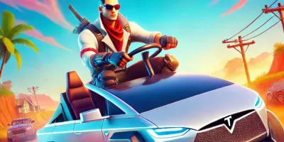 How to Get the Free Tesla Cybertruck in Fortnite: Complete Summer Road Trip Quest Guide logo