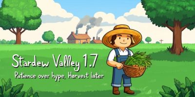 Why Stardew Valley 1.7 is quiet: patience over hype, harvest later logo