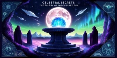 Celestial Secrets: Unveiling the Enigma of Disclosure Day logo