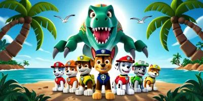 Prehistoric Peril: PAW Patrol's Island Rescue Expedition logo