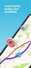 Waze Navigation &amp; Live Traffic Screenshot 1