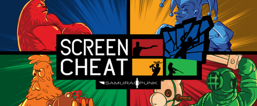 Screencheat game logotype