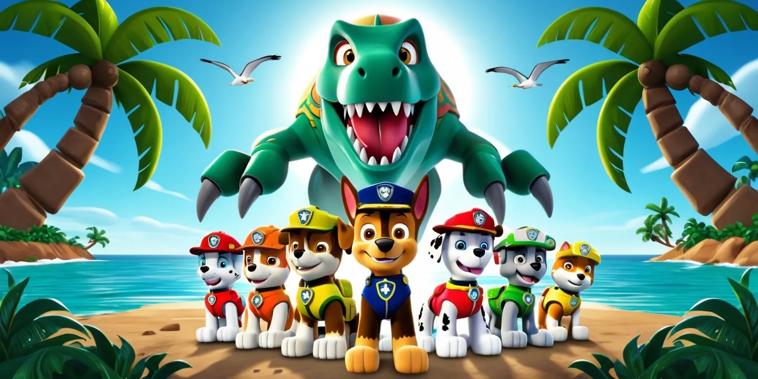 Prehistoric Peril: PAW Patrol's Island Rescue Expedition